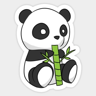 Bamboo Cute Panda Sticker